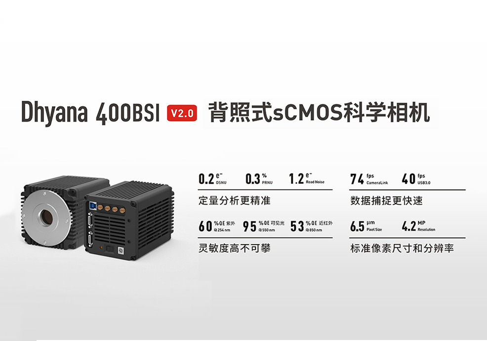 定量分析更精準(zhǔn)，數(shù)據(jù)捕捉更快速， Dhyana 400 BSI V2.0 完成關(guān)鍵性能升級(jí)，正式上市！